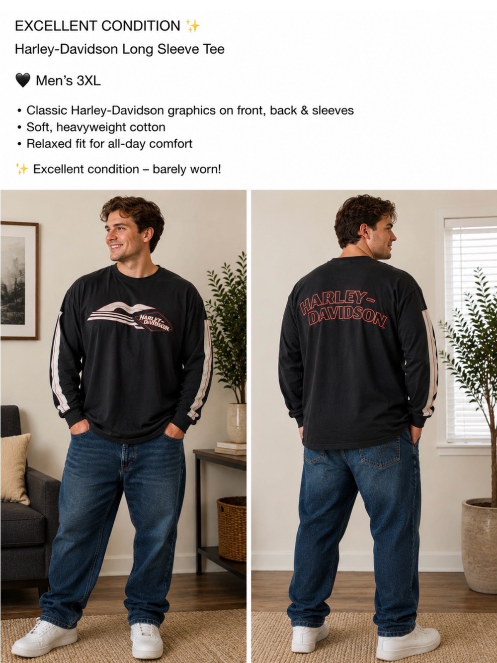 Harley-Davidson 3Xl crewneck
